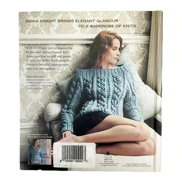 Glamour Knits Erika Knight 15 Sensuous Knitting Patterns Hardcover Book - Picture 2 of 16